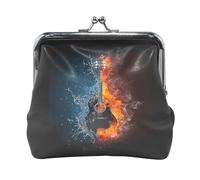 Portafoglio da donna in pelle con 15 monete, con chiusura a scatto, porta carte, portachiavi, porta monete, pochette, piccola borsa da donna con fibbia, stampa "Happy Thanksgiving Turkey Falling Leave