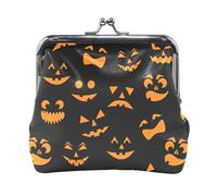 Portafoglio da donna in pelle con 16 monete, con chiusura a scatto, porta carte, chiavi e monete, con chiusura a scatto, piccolo da donna, con fibbia, stampa con simpatico cane bassotto marrone sul