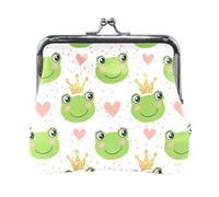 Portafoglio da donna in pelle con 3 portamonete, con chiusura a scatto, porta carte, portachiavi, porta monete, piccolo con fibbia, stampa di un gatto che fa il bagno nella vasca da bagno dietro la