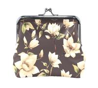 Portafoglio da donna in pelle con 3 portamonete, con chiusura a scatto, porta carte, portachiavi, porta monete, pochette, piccola borsa da donna con fibbia, stampa galassia unicorno senza cuciture