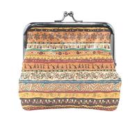 Portafoglio da donna in pelle con 5 monete, con chiusura a scatto, porta carte, chiavi e monete, con chiusura a scatto, piccolo da donna, con fibbia, stampa di un gatto che fa il bagno nella vasca d