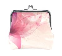 Portafoglio da donna in pelle con chiusura a scatto, portamonete, porta carte, portachiavi, porta monete, piccolo portafoglio con fibbia, stampa, forbici da parrucchiere, senza cuciture, nero.