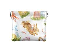Portafoglio da donna in pelle per contanti carino borse cosmetiche per borsa, concetto di primavera Pasqua bianco, ragazze donne signore, Primavera Pasqua Concetto Bianco, 1 Size, Accessorio da