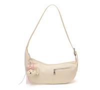Portafoglio da donna in pelle PU con ciondolo | Borsa a tracolla con tracolla regolabile, tasche sotto le braccia per l'uso quotidiano in ufficio, al lavoro e in viaggio
