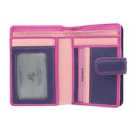 Portafoglio da Donna in Pelle Visconti Rainbow Stile RB51 RFID blocco Bacca Multi