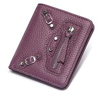 Portafoglio da donna in vera pelle Fid Blocking Zipper Sottile minimalista Fermasoldi Porta carte di credito Passaporto Elegante Portamonete Coach Tasca di design Portafoglio Accessori Regalo da
