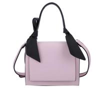 Portafoglio da donna Loulou effetto granulato con placca metallica con logo