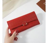 Portafoglio da donna moderno e versatile, con stampa a coccodrillo e chiusura a zip, con grande capacità per carte di credito, contanti e carte d'identità, perfetto per l'ufficio, il college, la scuol