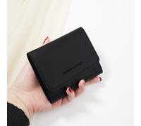 Portafoglio da donna piccolo e leggero con taschino porta monete e chiusura a libro, di stile moderno e alla moda, adatto come regalo per anniversario, San Valentino, compleanno, per coppie, ragazze, 