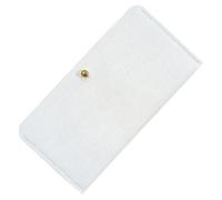 Portafoglio da golf, ultra sottile, portatile, a tema golf, sottile in pelle PU, può contenere fino a 30 banconote, per banconote, chiavi, dollari, donne, uso quotidiano, casual, viaggi, bianco,