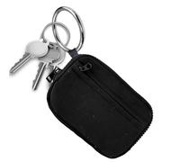 Portafoglio da polso | Portafoglio da polso da donna | Custodia per carte con cerniera con finestra per documenti, portafoglio portachiavi, portamonete piccolo da donna, Nero , Fare riferimento alla