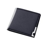 Portafoglio da tasca per telefono, da uomo, con scomparti multipli per carte (nero, taglia unica)