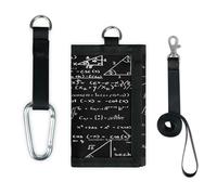 Portafoglio da tavolo per matematica e chimica, sottile, piccola tasca, organizer per denaro, borsa leggera e portatile