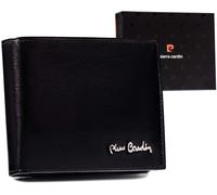 Pierre Cardin Confezione regalo set di cintura e portafoglio in vera pelle (NERO 8808, 130)