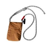 Portafoglio da uomo da viaggio, con cordino regolabile, colore: marrone | Portafoglio con tasche multiple e porta passaporto per adulti, anziani, coppie, all'aperto, lunghi viaggi, donne, signora