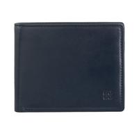 DUDU Portafoglio uomo RFID in pelle Nappa colorato con portamonete e porta carte Navy
