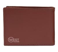 Portafoglio da uomo in vera pelle Westclever, protezione RFID, nove scomparti per carte, portafoglio sottile con scomparto per monete, scomparto per monete nascosto, portafoglio da uomo