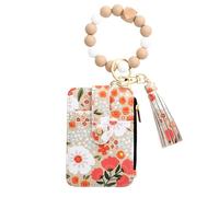 Portafoglio del crash di portachiavi, portafoglio di tappeti per tappeti | BASSO DELLA TASSELLA DELLA TASSELLA PER CARTA DI CREDITO - Portachiavi da portachiavi in pelle PU in stile bohémien per don