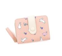 Portafoglio delle signore, portamonete della scanalatura della multi-scheda, borsa della borsa del coniglio, colore materiale di Macaron dell'unità di elaborazione della partita della, rosa