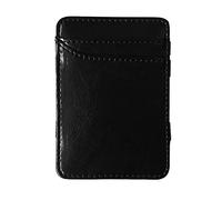 Portafoglio di credito per il portafoglio di cereali per uomo Slim maschile Donne Small Clip Bifold Bramps per denaro ， D-10 * 7 cm