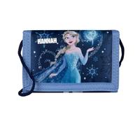 Portafoglio Disney Frozen Bambina, Personalizzato con Nome, Portafoglio da Tracolla Bambini, blu navy, Einheitsgröße, Classico