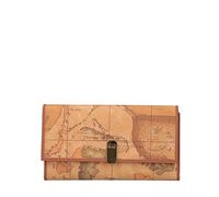 Alviero Martini – Portafoglio donna – Geo Classic – pelle naturale e tessuto gof – CW00460000010