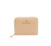 PORTAFOGLIO DONNA BRACCIALINI basic portafoglio zip around pelle BEIGE ND scelt