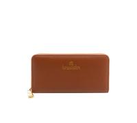 PORTAFOGLIO DONNA BRACCIALINI basic portafoglio zip around pelle MARRONE ND sce
