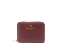Braccialini Portafoglio da donna In Vera pelle Made in Italy 13x9,5x2,5 cm B16700GR-BORDEAUX