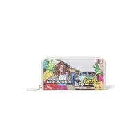 PORTAFOGLIO DONNA BRACCIALINI cartoline zip around MULTI FANTA 417654