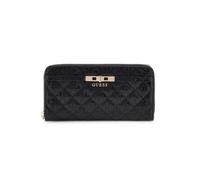 Portafoglio donna cerniera semplice grande Guess Idra Black