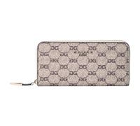 Portafoglio Donna Gaelle Reg Zip Around Double G Logo Leather Cammello