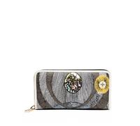 PORTAFOGLIO DONNA GATTINONI planetarium portafoglio zip large OFF WHITE G 418154