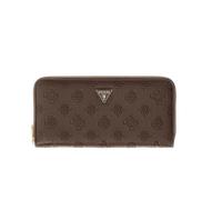GUESS portafoglio Diana SLG Zip Around Wallet Chocolate Logo marrone scuro