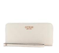 GUESS portafoglio Ella Logo SLG Zip Around Stone Logo avorio