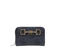 PORTAFOGLIO DONNA GUESS janie portafoglio ziparound medio COALOG NERO 432548
