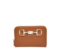 GUESS portafoglio Janie SLG Zip Around Wallet Cognac marrone