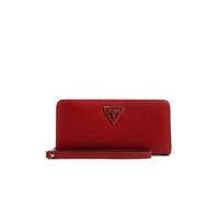 PORTAFOGLIO DONNA GUESS laurel 2 zip around grande GARNET 404679 Portamonete