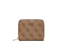 PORTAFOGLIO DONNA GUESS laurel portafoglio ziparound piccolo LATTE LOGO ND LATTE