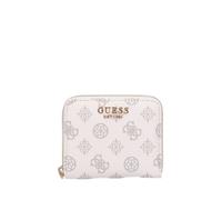 PORTAFOGLIO DONNA GUESS laurel portafoglio ziparound piccolo WHITE LOGO ND scel