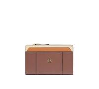 Portafoglio donna medio con zip in pelle Piquadro Circle, marrone-beige - Tabella Colori: Marrone