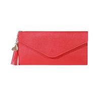 Portafoglio Donna Portafoglio Da Donna Lungo, Borsa Di Marca, Alla Moda(Red)