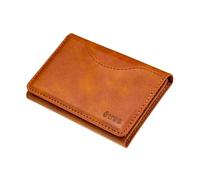 Portafoglio Etres Magnetico wallet Slim Compatibile con MagSafe per iPhone 16/15/14/13/12 Serie, Porta Carte in PU Blocco Rfid protezione, o pagamento contact less fino a 6 carte + contanti (BROWN)