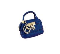 Portafoglio frizione cerniera portamonete portafoglio portachiavi multifunzione in pelle PU borsa chiave regalo custodia per carte di credito, Blu, Taglia unica