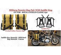PORTAFOGLIO GIALLO FIREBALL "BORSA CON SELLA STAY FIT FOR ROYAL ENFIELD...