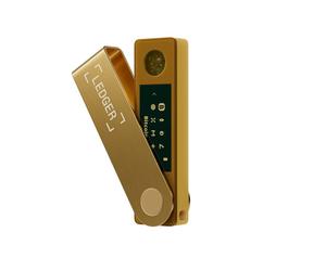 Portafoglio hardware Ledger Nano-X Gold Hardware Wallet - per risorse crittografiche