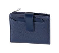 Portafoglio in pelle - 12,4 cm porta carte di credito per donne, adatto ai viaggi, versatile portafoglio organizer, portamonete con design compatto, piccola borsa per il cambio per