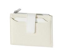 Portafoglio in pelle - 12,4 cm porta carte di credito per donne, adatto ai viaggi, versatile portafoglio organizer, portamonete con design compatto, piccola borsa per il cambio per