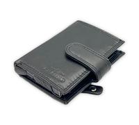 Portafoglio in Pelle CHARRO uomo slim porta carte tessere monete banconote RFID