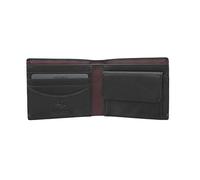 Portafoglio in Pelle Collezione MONTREUX Visconti Alpine Blocco RFID AP62 Nero/Borgogna